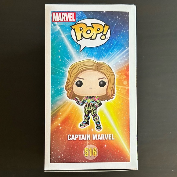 Funko Pop Marvel #516 Captain Marvel - Picture 2 of 6
